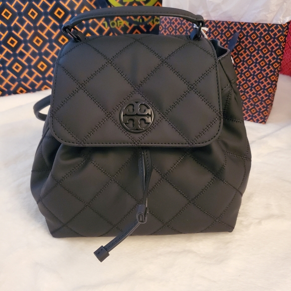 BRAND NEW WITH TAG! TORY BURCH WILLA MATTE BACKPACK - Picture 2 of 14
